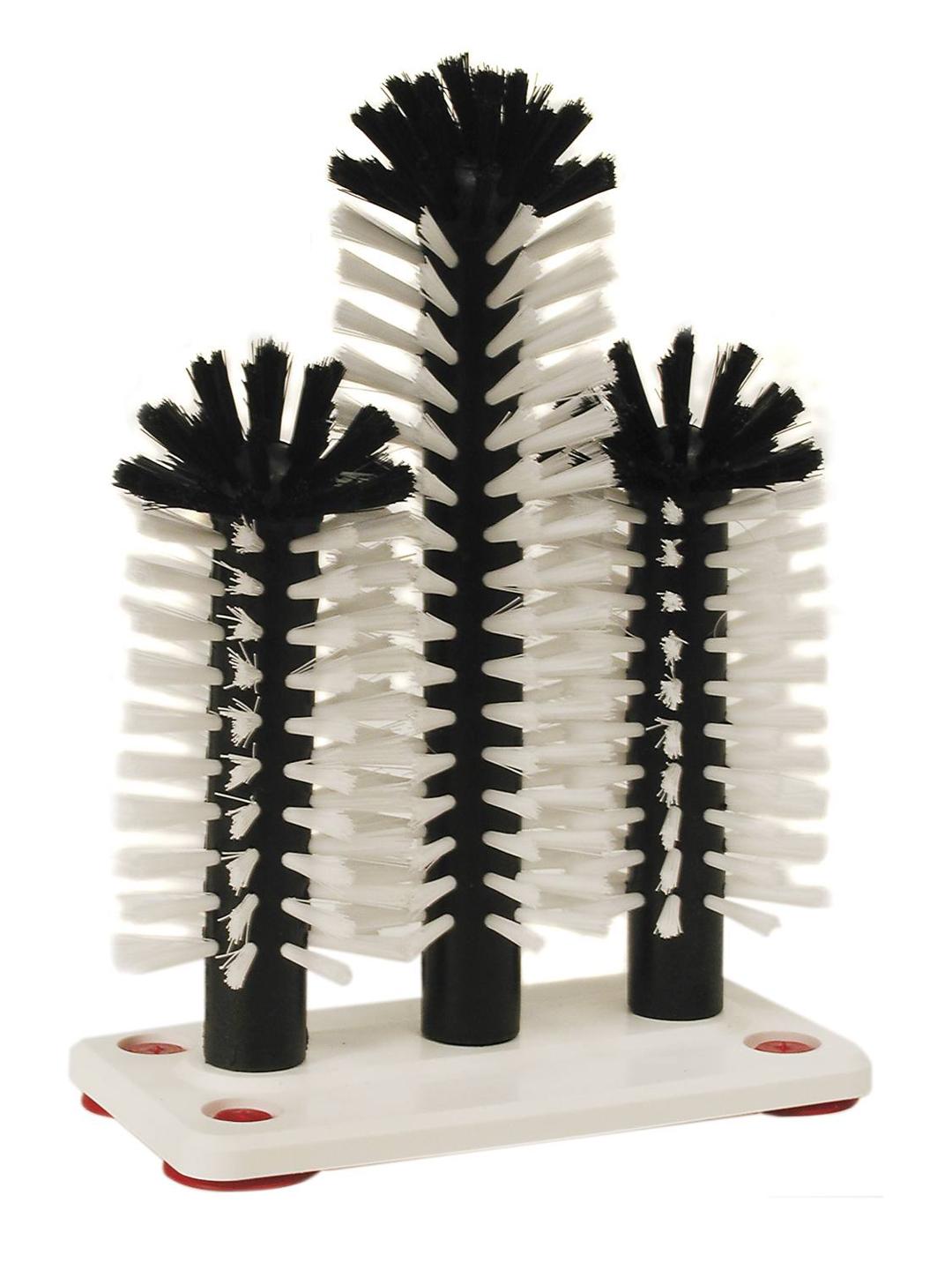 Bierglasborstel longdrink 3-delig kunststof