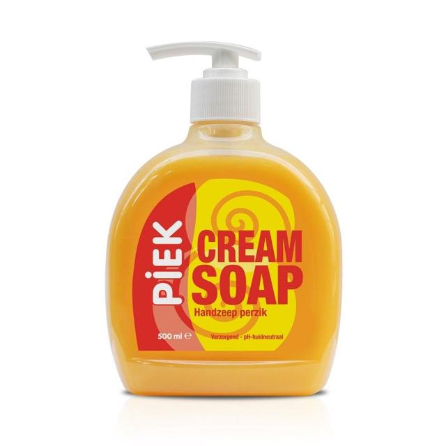 Handzeep pomp cream Piek 500ml